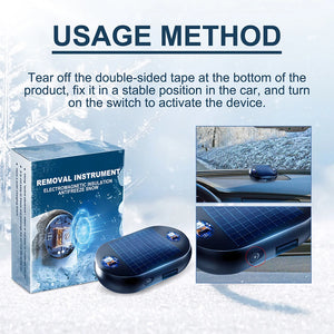 Car Electromagnetic Molecular Defroster Front Windshield Rear View Mirror Microwave Deicing Anti-ice Snow Remove Instrument