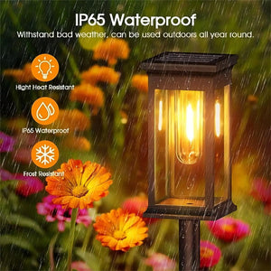 Solar Pathway Lights Outdoor Solar Pathway Garden Lamp Waterproof Landscape Lights Walkway Driveway Lawn Patio Garden Decor