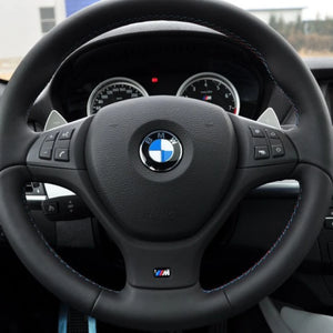 For All BMW E46 E39 E38 E90 E60 E36 F30 F20 X1 X3 X5 M Logo Car Steering Wheel Hub Caps Center Emblem Badge Sticker DIY Sticker