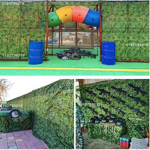 Military camouflage net pavilion camouflage net shade net garden decoration net green jungle white desert color 2x5m/3x4m/4x5m