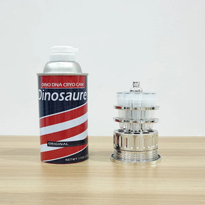 New Barbasol Dennis Nedry Jurassic Park Movie Dinosaur DNA Tube Jar Canister Decoration Prop Desktop Ornament Party Gifts