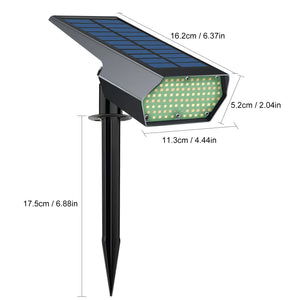 92 LED Solar Lawn Lights Landscape Spotlights Garden Solar Spot Lights Bright Warm/White 2 Lighting Color Adjustable Walkway