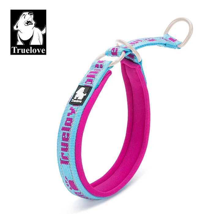 Truelove P-Chain Nylon Pet Collar Adjustable Reflective SBR Neoprene Pull-resistant Explosion-proof Dog and Cat Travel TLC5371