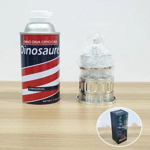 New Barbasol Dennis Nedry Jurassic Park Movie Dinosaur DNA Tube Jar Canister Decoration Prop Desktop Ornament Party Gifts