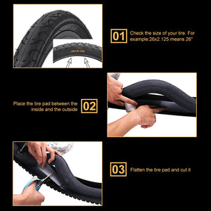 Cycling Puncture Proof Belt 26" 29" Bicycle Tire Liner Inner Tube Protector For Mountain Bike Repair Stab Tape Pad Accessaries