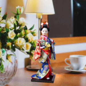 Ethnic Japanese Geisha Dolls Folk for Home Tabletop Decoration Statuette Japanese Doll Ornaments Decor Girl