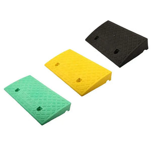 Car Threshold Ramp Plastic Portable Curb Ramp With Textured Surface For 6-8CM Height Steps For Driveway Loading Dock Sidewalk