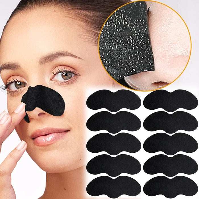 30PCS Nose Deep Cleansing Mask Blackhead Remover Exfoliating Shrink Pore Cleansing Tools Black Dots Pore Clean Strips Nose Care