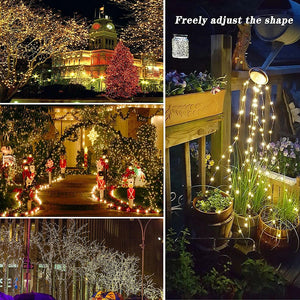 Outdoor Solar String Light 300/200/100/50 LED Fairy Garland 8 Mode Garden Yard Tree Christmas Party Waterproof Copper Wire Lamp