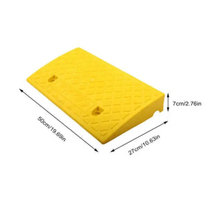 Driveway Curb Ramps Pressure Resistant PVC Curb Ramp With Grain Curb Ramp Fit Motorhome Truck Shed Ramps Pets & Wheelchair