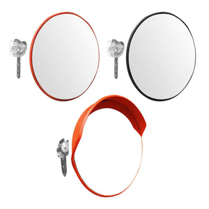 Convex Mirror 55/60cm Warehouse Adjustable Road Traffic Mirror Driveway Wide Angle Office Garage Street Blind Spot Corner Mirror