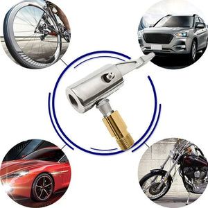 Car Tire Nozzle Clamp Portable Inflatable Pump Connector for Tyre Air Chuck Compressor Hose Repair Valve Adapter Clip