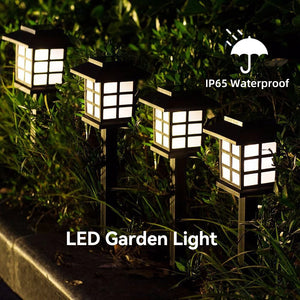 Solar Light LED Outdoor Pathway Light IP65 Waterproof Lawn Lights Garden Decor Patio Driveway Walkway Energy Lighting Solar Lamp