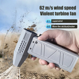 140000 RPM Handheld Snow Removal Air Dryer Violent Fan Wireless Car Wash Air Gun Turbo Jet Fan Electric Cyclone Jet Turbo Fan