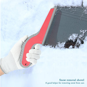 FOSHIO Scratch-Less Rubber Snow Shovel Water Wiper Window Glass Shower Squeegee Tool Household Cleaning Car Wash Handled Scraper