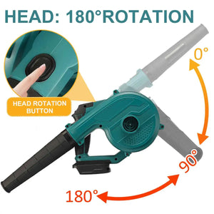 2200W Cordless Electric Air Blower Vacuum Blowing For Dust Removal Clean Fallen Leaves Snow Power Tool For Makita 18V Battery