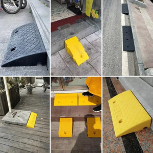 Car Wheel Driveway Ramps Portable Tires Curb Ramps Heavy Duty Threshold Ramp Kit For Car Trailer Truck Bike Accessories