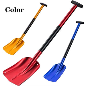 Retractable Outdoor Snow Shovel Aluminum alloy Ice Shovel Winter Snow Remover Tool Camping Garden Folding Shovel Survival Tools