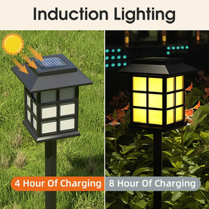 LED Solar Pathway Lamp Waterproof Outdoor Lawn Light Garden Patio Decor Landscape Energy Lighting forWalkway Yard Led Solar Lamp