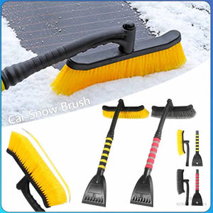 Car Snow Brush Extendable Cleaning Removal Shovel Scraper Winter Auto Brushes Windshield Deicer Remover Tools Wash Defroster