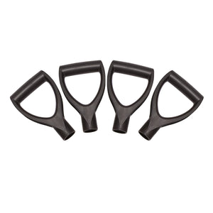 4Pcs D Grip Hand Shovel Handle for Digging Scoop Back Saver Replacement Raking Gardening Tool Snow Removal Garden Tools