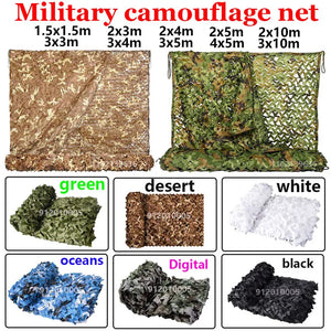 Military camouflage net hunting camouflage net camouflage net garden pavilion car tent awning blue white green desert beige