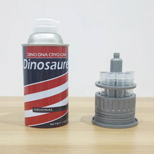 New Barbasol Dennis Nedry Jurassic Park Movie Dinosaur DNA Tube Jar Canister Decoration Prop Desktop Ornament Party Gifts