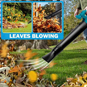 Yofidra 2000W Electric Blower 6 Gears Adjustable Cordless Leaf Blower Clean Fallen Leaves Dust Snow Tool For Makita 18V Battery