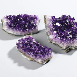 1PC Natural Amethyst Home Decorations Irregular vGeode Orgone Stone Purple Gravel Mineral Raw Quartz Crystal Jewelry Accessories