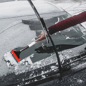Windshield Ice Scraper Tool Auto Ice Shovel For Car With Ergonomic Handle Winter Snow Removal Tool For Cars Windscreen Rear