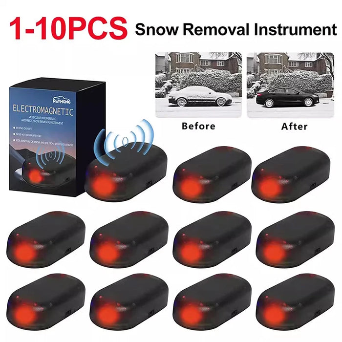 1-10PCS Winter Car Interference Antifreeze Device Electromagnetic Molecular Snow Removal Instrument Windshield Deicer