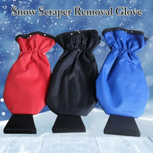 Car Ice Scraper Snow Scraper Removal Glove Cloth Cleaning Snow Shovel Ice Scraper Tool For Auto Window Outdoor Snow Shovel