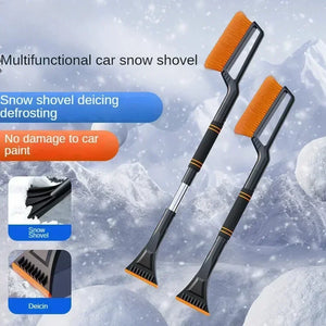 Winter Detachable Car Snow Sweeping Shovel with EVA Foam Handle Auto Cleaning Brush Ice Scraper Remover Auto Windshield