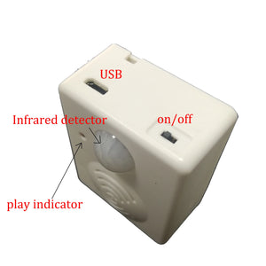 Wireless PIR Motion Sensor Detector Anti-theft Alarm Activated Voice Speaker for Welcome Doorbell and Driveway Garage