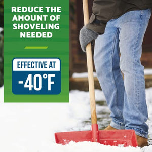 Green Gobbler 93% Pure Calcium Chloride Snow & Ice Melt Pellets | Effective at -40° | 35 lb Pail | Concrete Safe Ice Melt