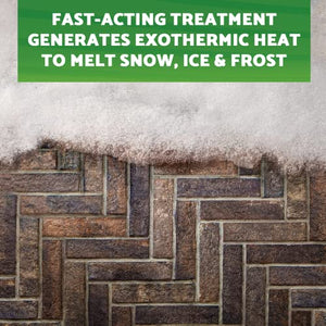 Green Gobbler 93% Pure Calcium Chloride Snow & Ice Melt Pellets | Effective at -40° | 35 lb Pail | Concrete Safe Ice Melt